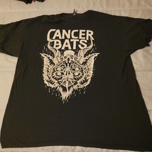 Cancer bats mens graphic band tee size xl